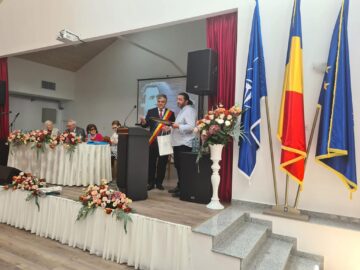 Adrian Naidin, cetățean de onoare al comunei Dumbrăveni