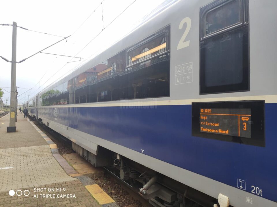 CFR Călători a anulat temporar suspendarea unor trenurilor pe relația Iași- Timișoara