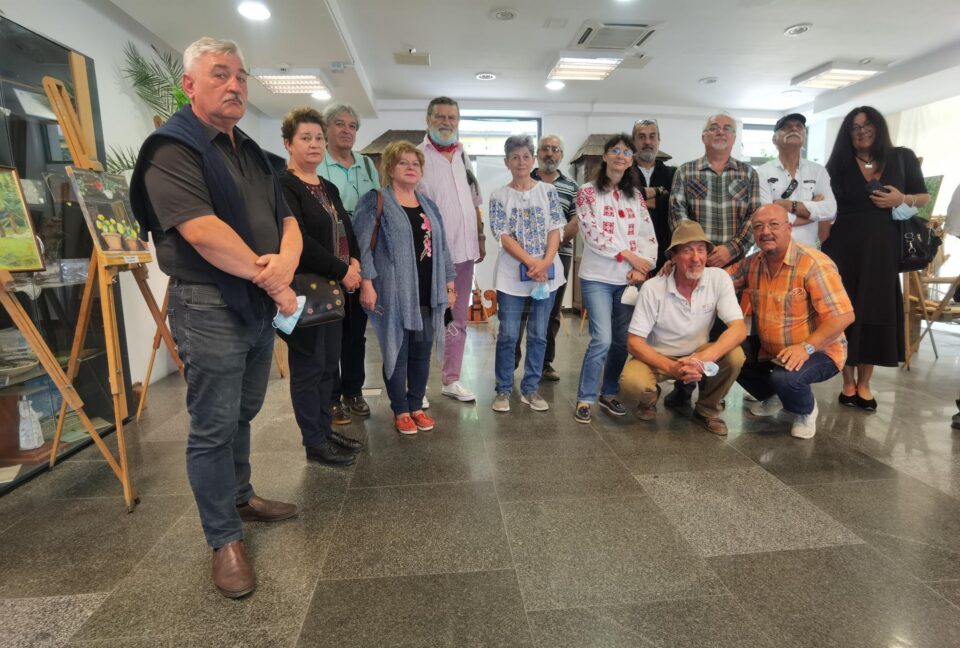 Vernisajul expoziției cu lucrările create în cadrul celei de-a VIII-a ediții a Taberei de artă plastică „Tiberiu Cosovan”