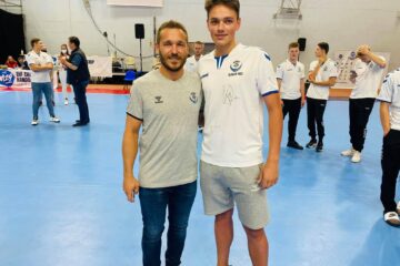 Daniel Stanciuc, in dreapta imaginii, alaturi de celebrul Victor Tomas