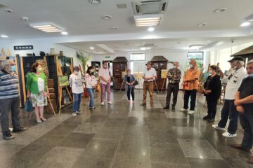 Vernisajul expoziției cu lucrările create în cadrul celei de-a VIII-a ediții a Taberei de artă plastică „Tiberiu Cosovan”