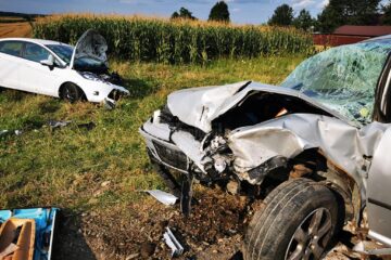 Accidentul de duminică de pe DN 2 E, la ieșirea din Cornu Luncii spre Spătărești