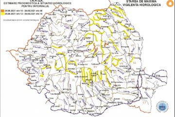 Cod galben de inundații pe râurile din județul Suceava, inclusiv joi