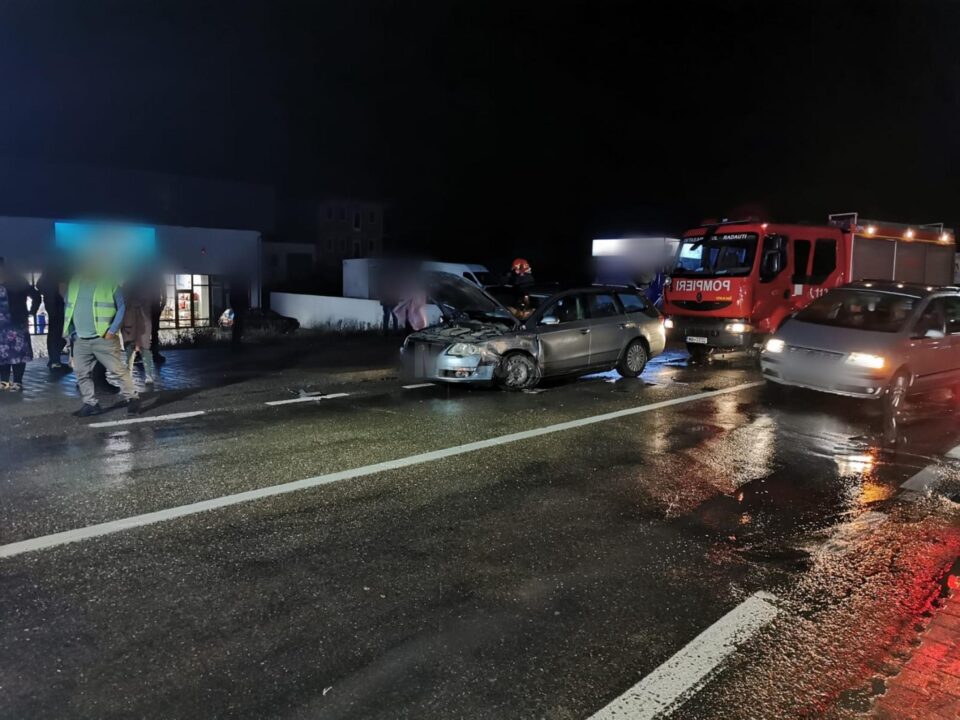 Un sucevean beat la volan a intrat pe contrasens, în mașina unei familii din Satu Mare