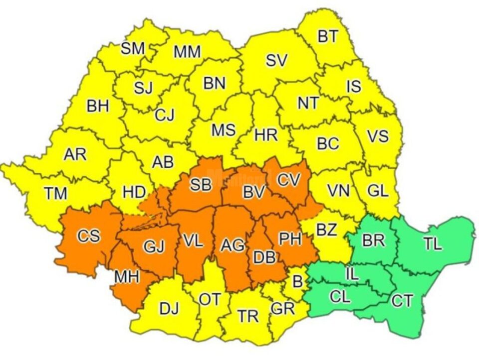 Cod galben in județul Suceava