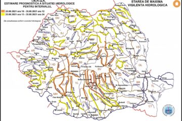 Cod galben de inundații pe râuri din județul Suceava