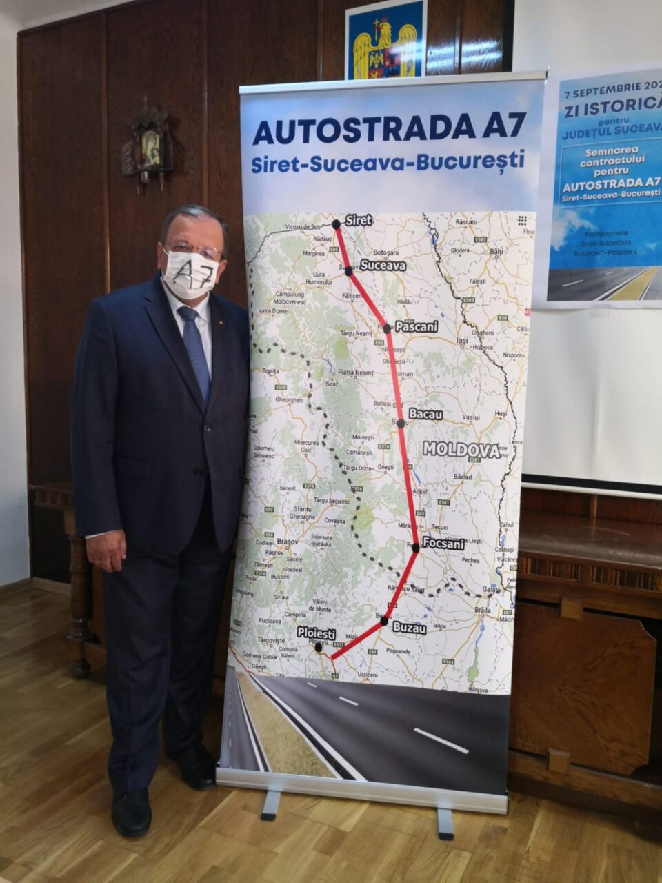 Flutur a semnat certificatul de urbanism, „actul de naștere” al Autostrăzii A7 pe tronsonul Suceava – Pașcani Flutur a semnat certificatul de urbanism, „actul de naștere” al Autostrăzii A7 pe tronsonul Suceava – Pașcani