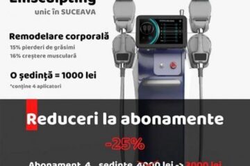 Remodelare corporală - „Emsculpt”, aparat unic în Suceava, la Salonul Queen Elisabeta
