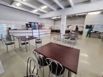 Restaurantul cu autoservire de la noua autogară