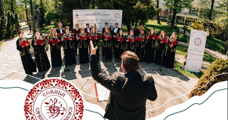 Corala „Ciprian Porumbescu” va susține vineri un concert în Parcul Central
