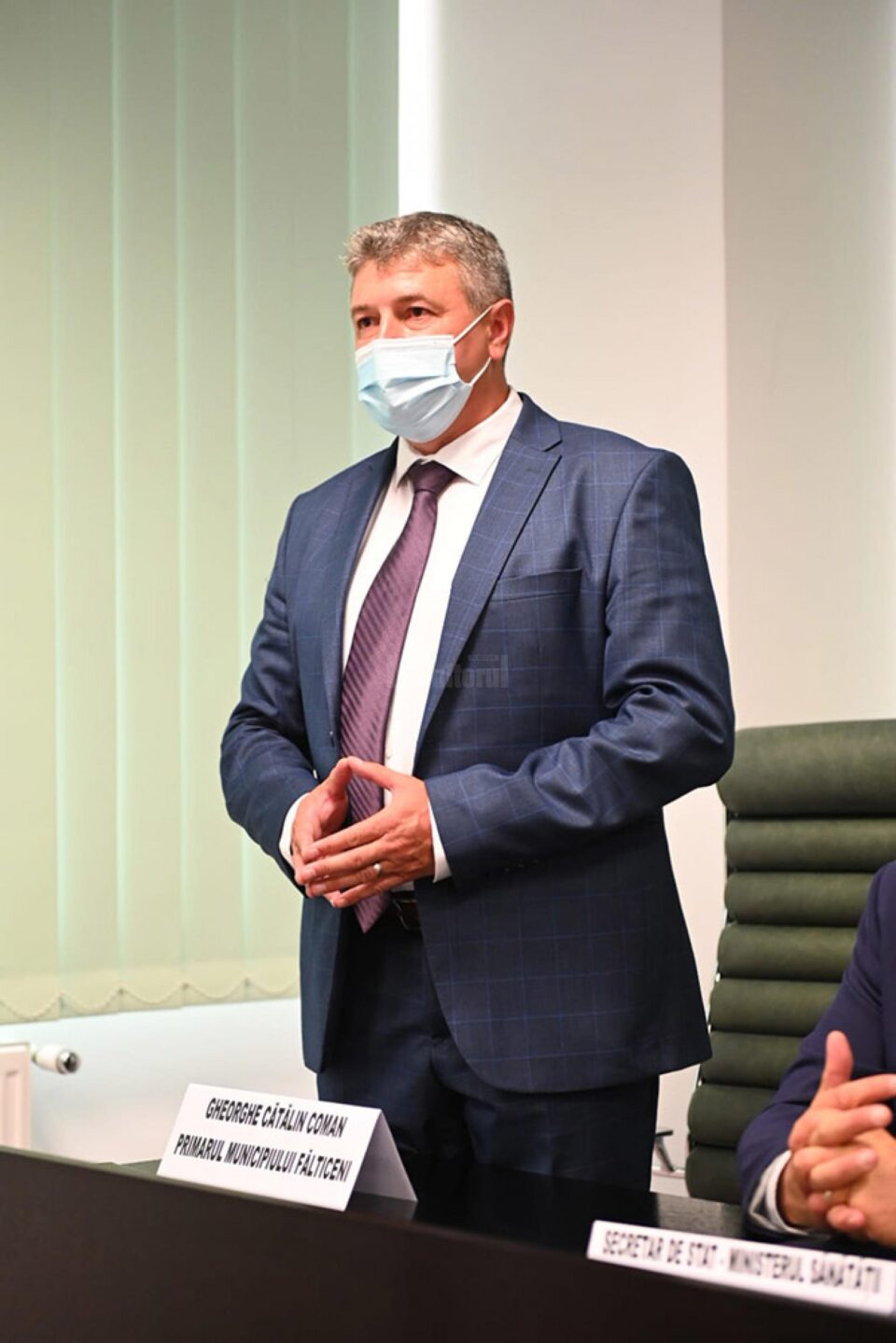 Primarul municipiului Fălticeni, Cătălin Coman