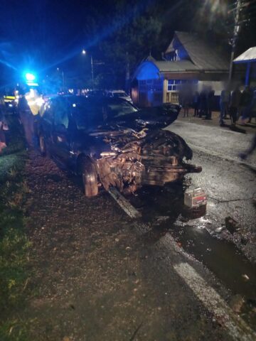 Accident cu doi răniți la Vicovu de Jos, provocat de un șofer beat turtă