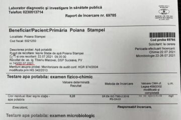 Testare de apă potabilă
