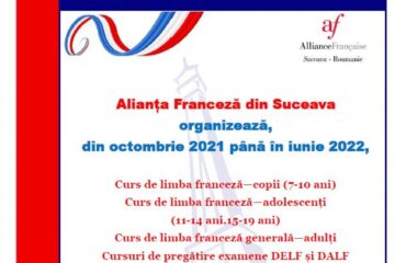 Alianța Franceză din Suceava reîncepe, din octombrie, cursurile de limba franceză