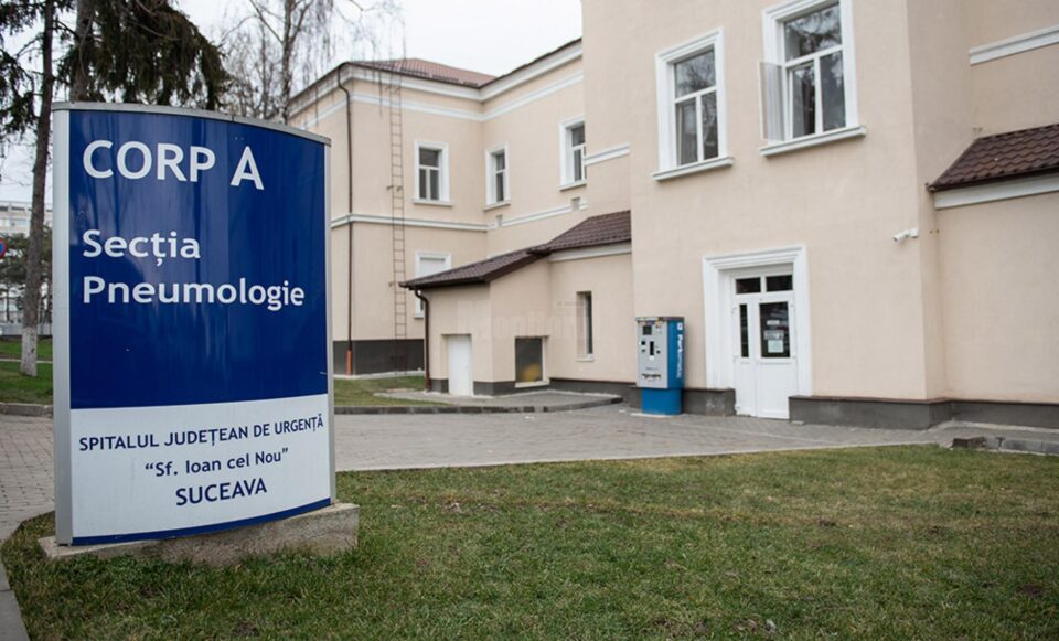 Pavilionul în care funcționează secția Pneumologie, din nou pentru Covid