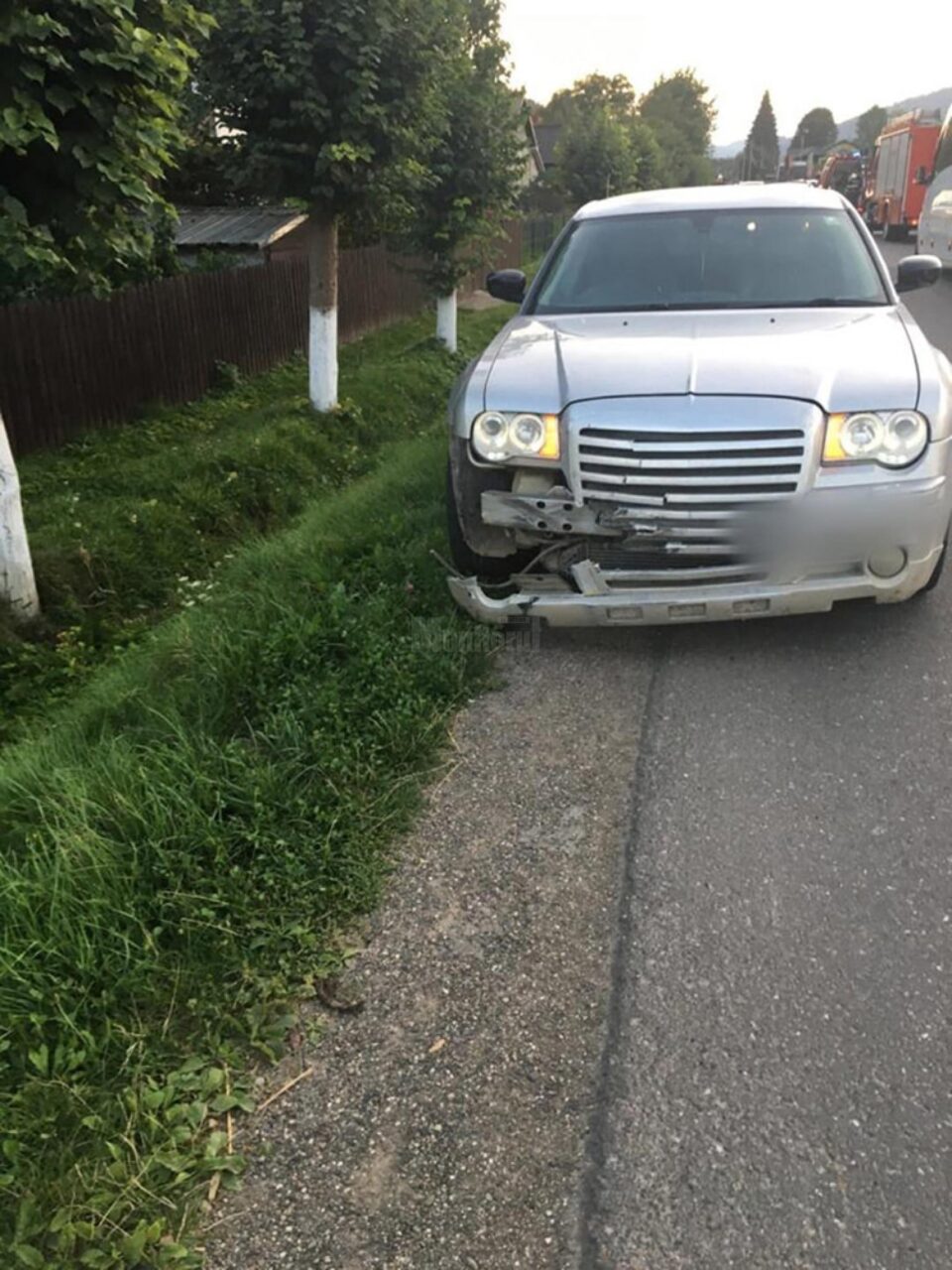 Mașina condusă de tânărul fugar