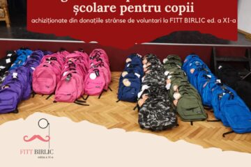 Asociația Fălticeni Cultural a pregătit peste 200 de ghiozdane cu rechizite din banii strânși ca donații la FITT Birlic