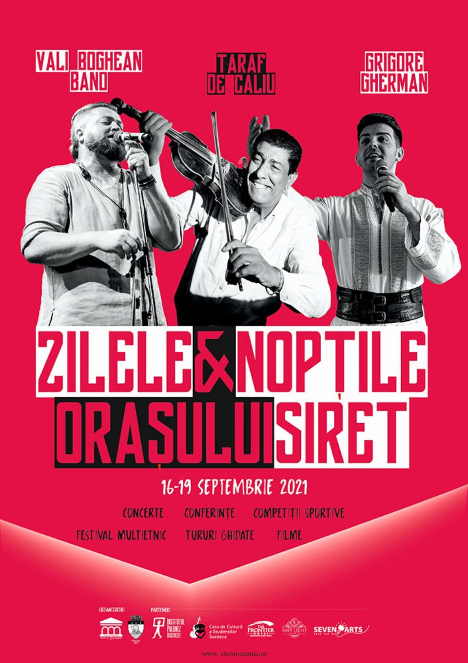 Concerte cu Vali Boghean BAND, Taraf de Caliu și Grigore Gherman, la Festivalul „Zilele&Nopțile Orașului Siret” Concerte cu Vali Boghean BAND, Taraf de Caliu și Grigore Gherman, la Festivalul „Zilele&Nopțile Orașului Siret”