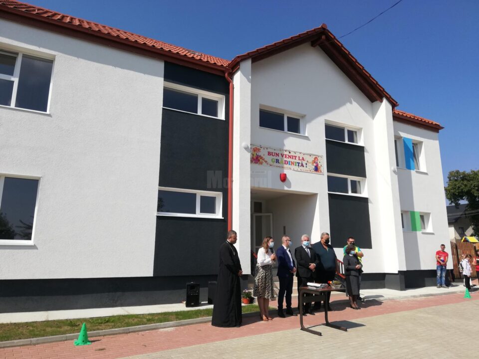 Gradinita din Burdujeni-Sat a fost construita de firma Conbucovina