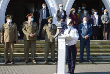 Prima defilare pentru 120 de boboci, la Colegiul Național Militar „Ștefan cel Mare”