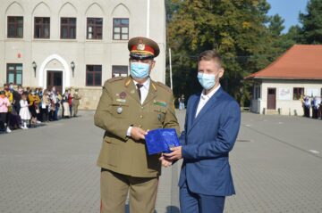 Prima defilare pentru 120 de boboci, la Colegiul Național Militar „Ștefan cel Mare”
