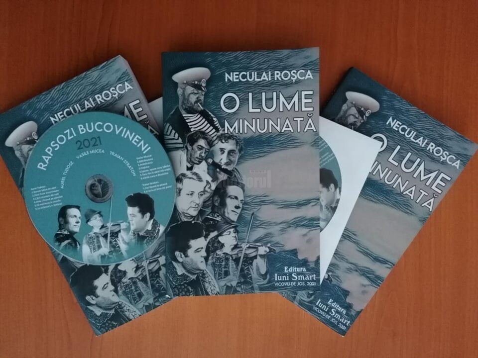 Cea de-a cincea carte a jurnalistului Neculai Roșca vine la pachet cu un CD cu cântece vechi, ale rapsozilor Bucovinei Cea de-a cincea carte a jurnalistului Neculai Roșca vine la pachet cu un CD cu cântece vechi, ale rapsozilor Bucovinei