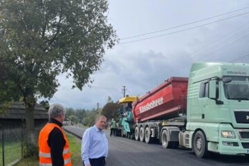 Gheorghe Flutur a verificat stadiul lucrărilor de modernizare a drumului Siret – Frătăuții Noi