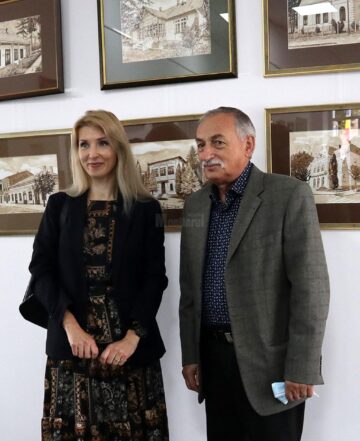 Prof. drd. Raluca Schipor-Baban și pictorul Gabrel Baban
