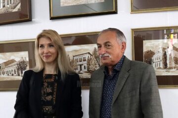 Prof. drd. Raluca Schipor-Baban și pictorul Gabrel Baban