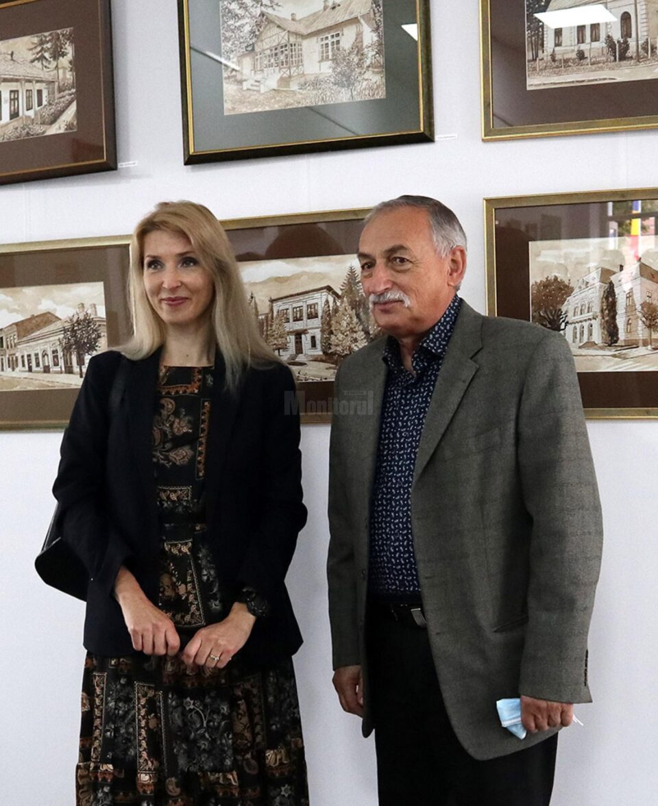 Prof. drd. Raluca Schipor-Baban și pictorul Gabrel Baban