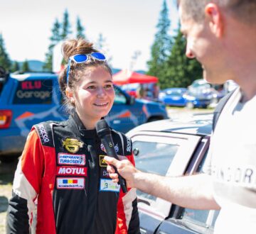 Alice Ene are doar 14 ani și e cel mai tânăr pilot de drift din Europa