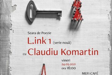 Poetul Claudiu Komartin, invitat la Seara de Poezie „L.ink 1”