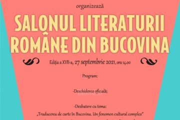 Salonul Literaturii Române din Bucovina, luni, la Biblioteca Bucovinei „I.G. Sbiera” Suceava