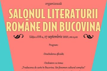 Salonul Literaturii Române din Bucovina, luni, la Biblioteca Bucovinei „I.G. Sbiera” Suceava