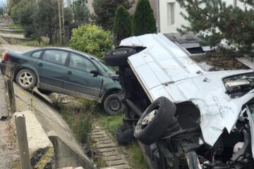 Accident spectaculos la Poiana Stampei