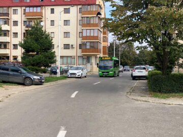 Autobuzul școlar din programul pilot circula pe traseul str. Putnei - Școala Generală Nr. 10- 5
