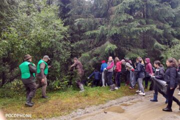 Pădurile din preajma Hergheliei Lucina au fost curățate de gunoaie de voluntari, care au adunat 140 de saci cu deșeuri