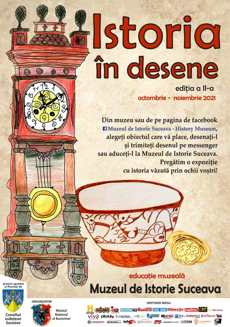„Istoria în desene”, program educativ online