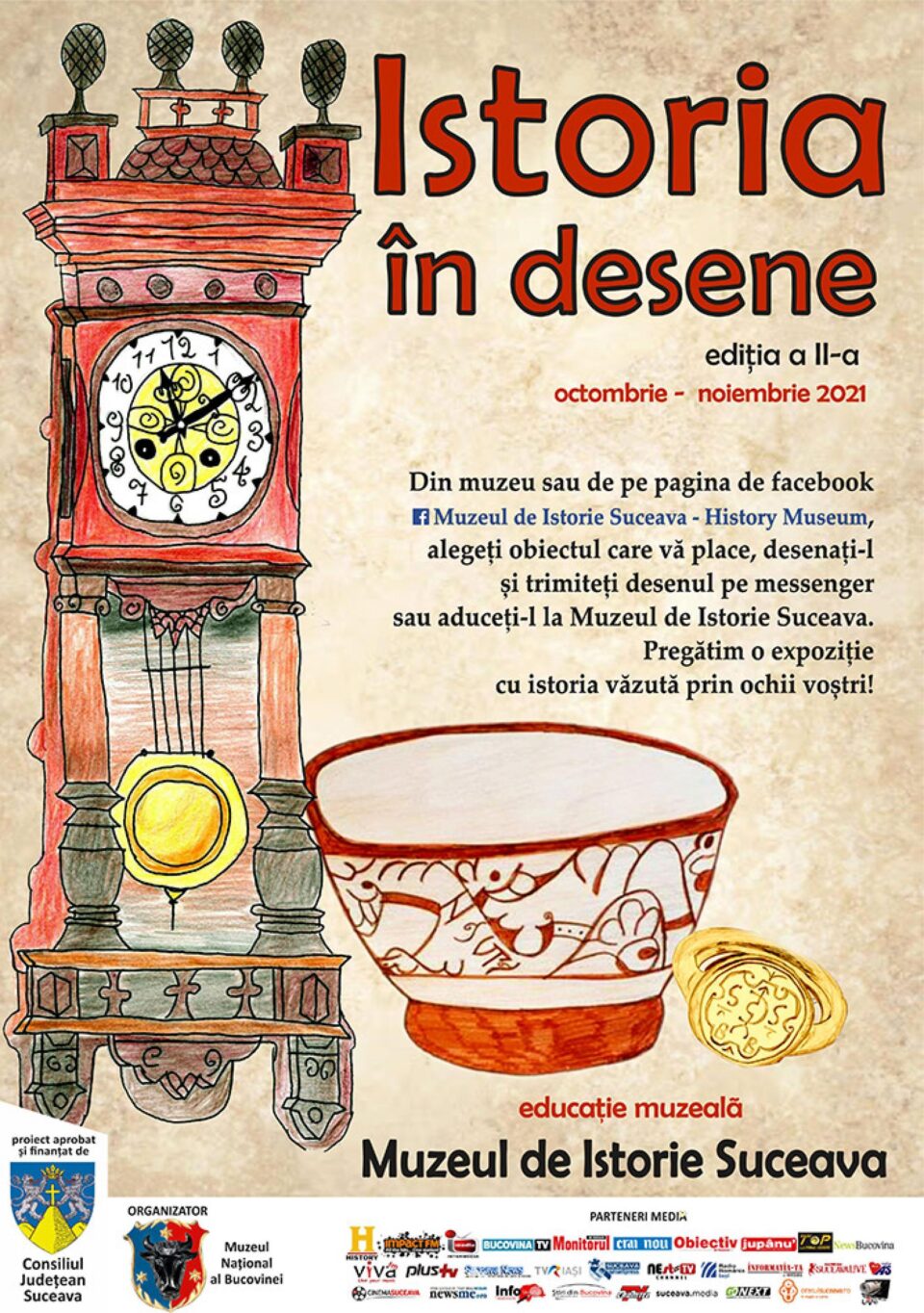 „Istoria în desene”, program educativ online