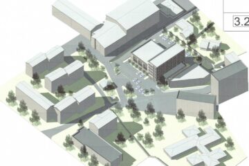 Proiectul de realizare a noului sediu al Judecătoriei Suceava cuprinde de fapt amenajarea unui complex de cinci clădiri, cu dimensiuni diferite