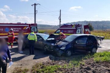 Accident rutier la ieșirea din Suceava spre Mitoc