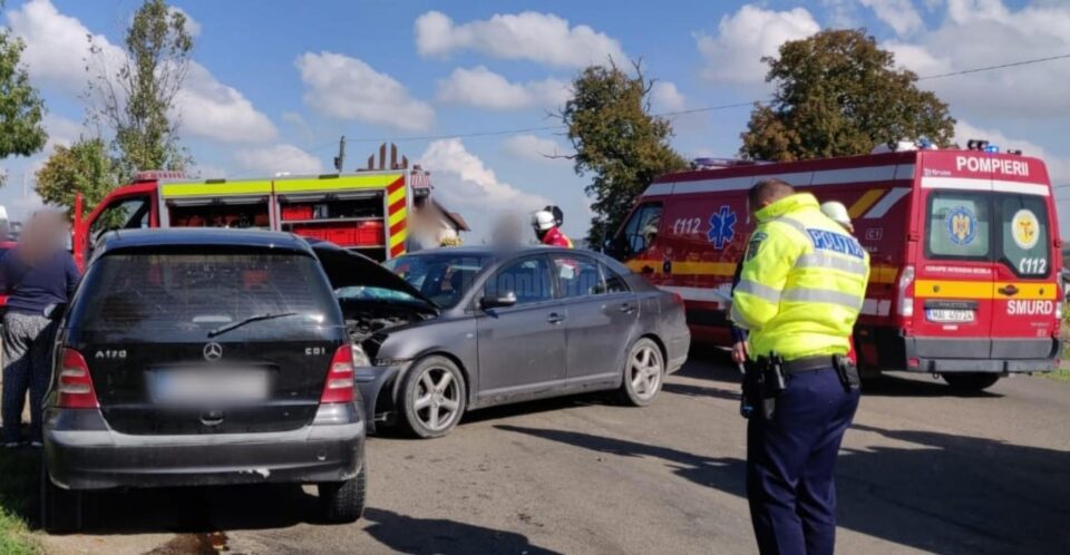 Accident rutier la ieșirea din Suceava spre Mitoc