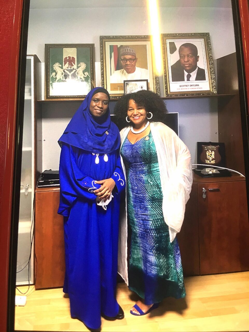 Ambasdoarea Nigeriei, Excelenta Sa Safiyya Ahmad Nuhu, și dr. Nina Smart