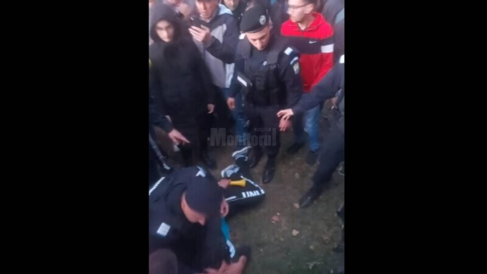 Momente tensionate la protestul de la Rădăuți