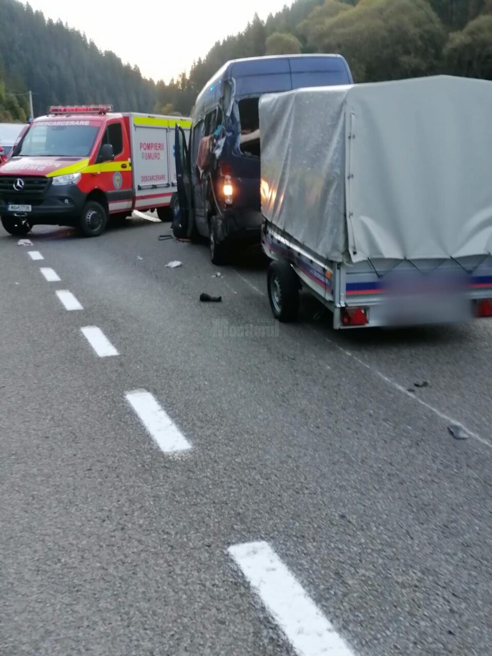 O femeie a murit într-un accident petrecut dimineață la Valea Putnei