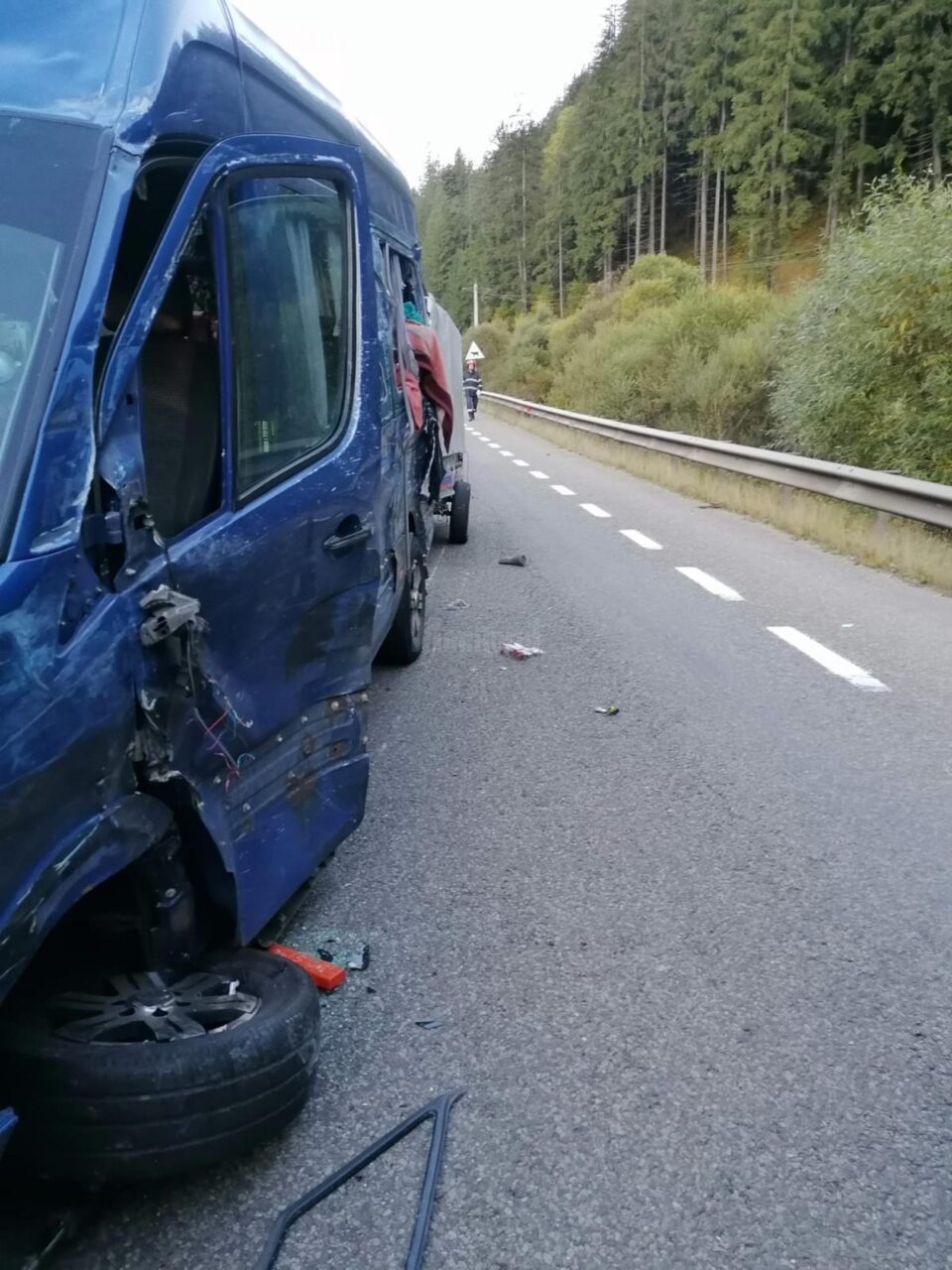 O femeie a murit într-un accident petrecut dimineață la Valea Putnei