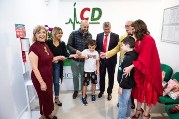 Conducerea Clinicii ICD și autorități, la deschiderea noului sediu al clinicii la Fălticeni