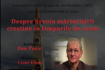 Conferința cu tema „Despre nevoia mărturisirii în timpurile creștine de acum”, susținută de maestrul Dan Puric la Dorna-Arini