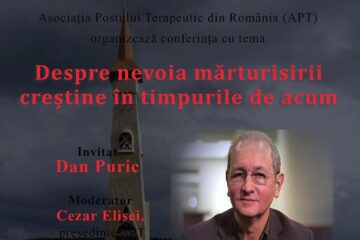 Conferința cu tema „Despre nevoia mărturisirii în timpurile creștine de acum”, susținută de maestrul Dan Puric la Dorna-Arini
