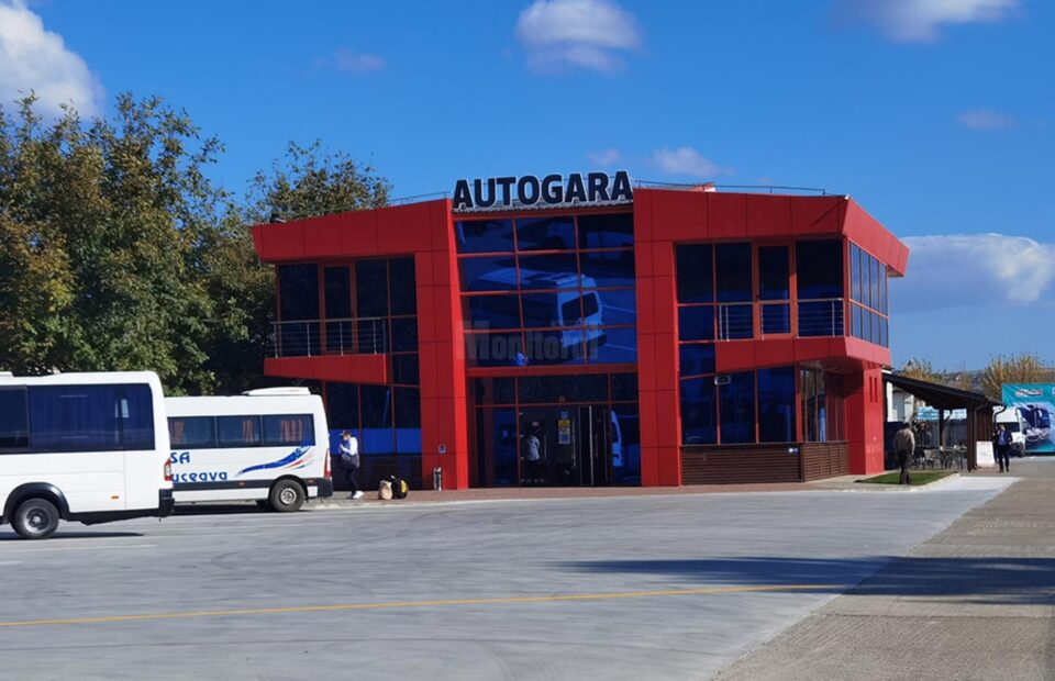 Noua autogară a Sucevei, de pe strada Traian Vuia